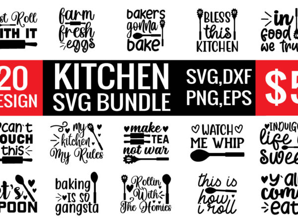 Kitchen svg bundle t shirt vector art