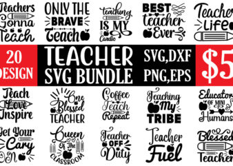 teacher svg bundle