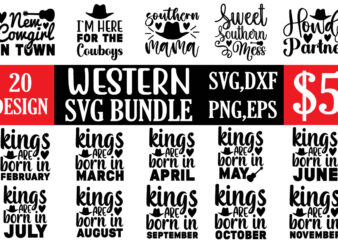 Western svg bundle