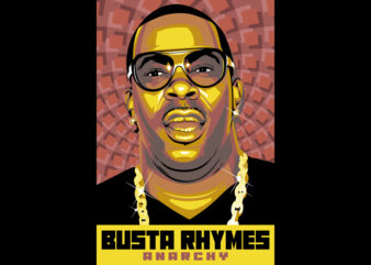 BUSTA RHYMES t shirt template