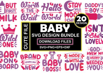 Baby Svg Design Bundle