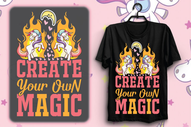 Unicorn T-shirt Design Bundle