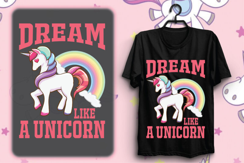 Unicorn T-shirt Design Bundle
