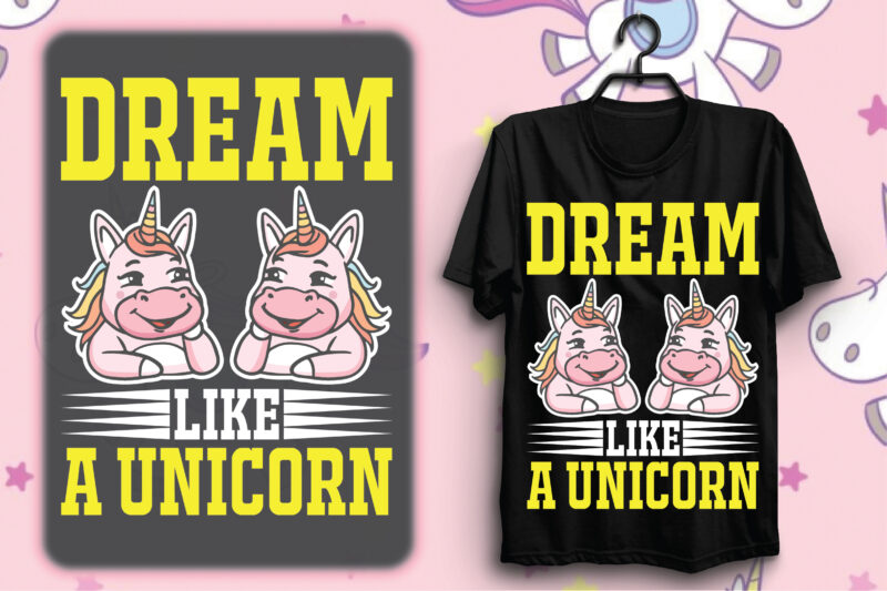 Unicorn T-shirt Design Bundle