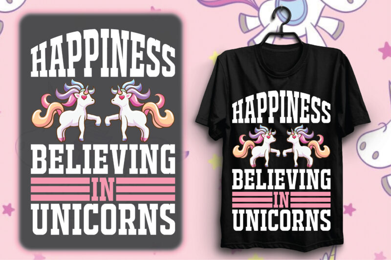 Unicorn T-shirt Design Bundle