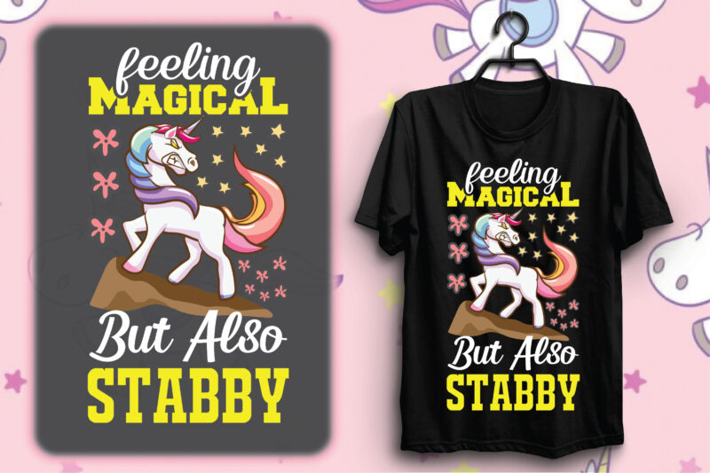 Unicorn T-shirt Design Bundle