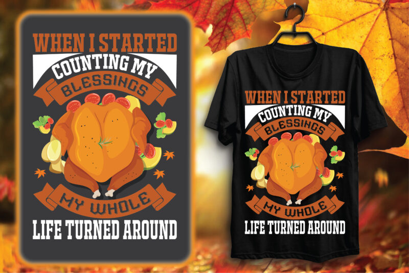 Thanksgiving T-shirt Design Bundle