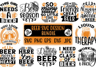 Beer Svg Design Bundle