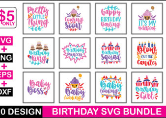 Birthday Svg Bundle