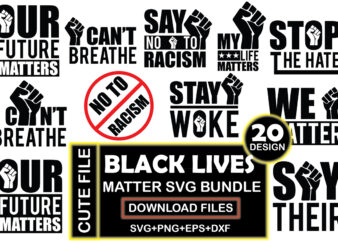 Black Lives Matter Svg Bundle