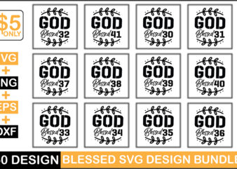 Blessed Svg Design Bundle