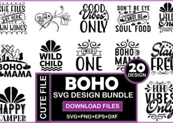 Boho SVG Design Bundle