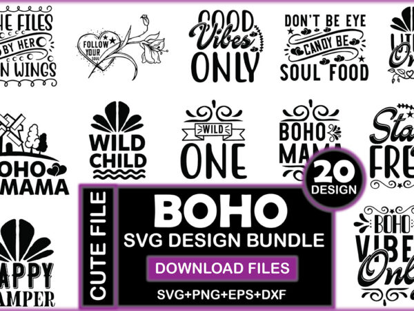 Boho svg design bundle