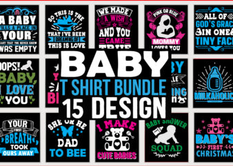 Baby SVG T shirt Design Bundle