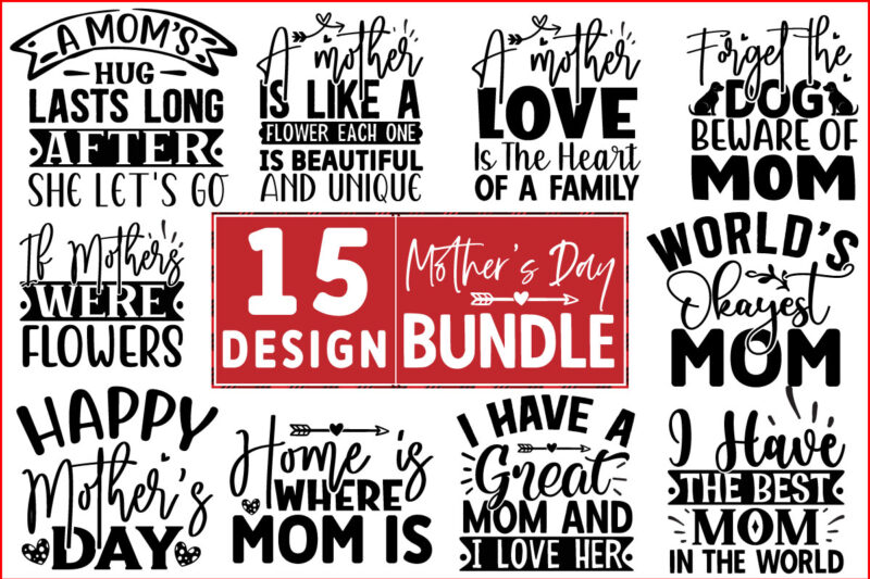 Mother’s Day SVG Design Bundle