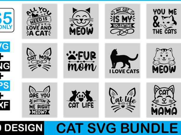 Cat svg bundle t shirt vector file