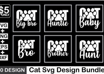 Cat Svg Design Bundle