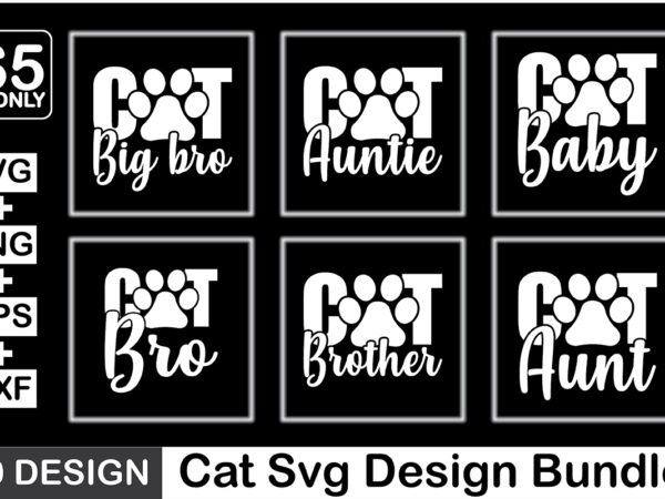 Cat svg design bundle