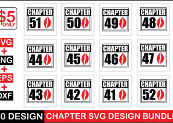 Chapter Svg Design Bundle