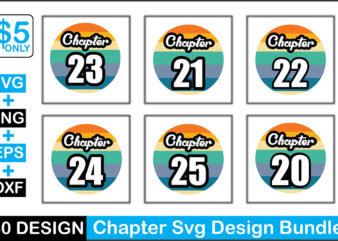 Chapter Svg Design Bundle