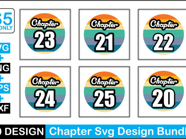 Chapter svg design bundle