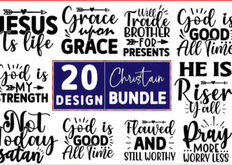 Christian SVG T shirt Design Bundle