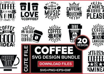 Coffee Svg Design Bundle