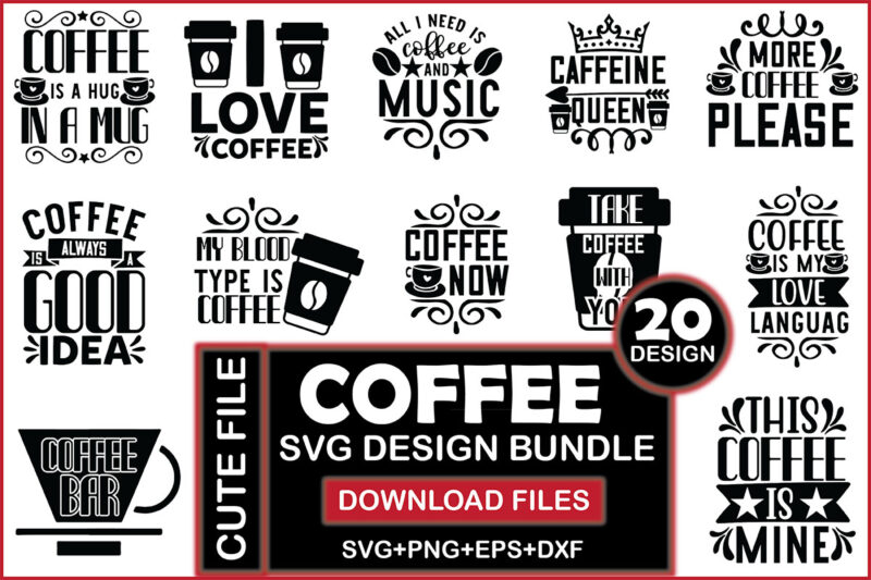 Coffee Svg Design Bundle