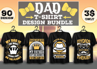 Dad T-shirt Design Bundle