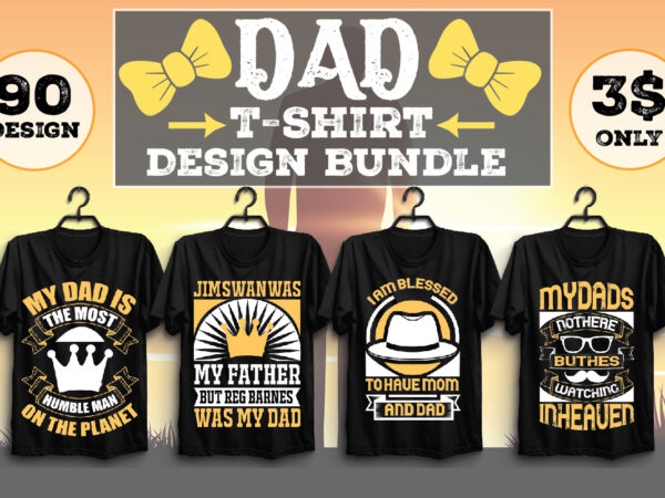 Dad t-shirt design bundle