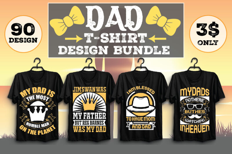 Dad T-shirt Design Bundle