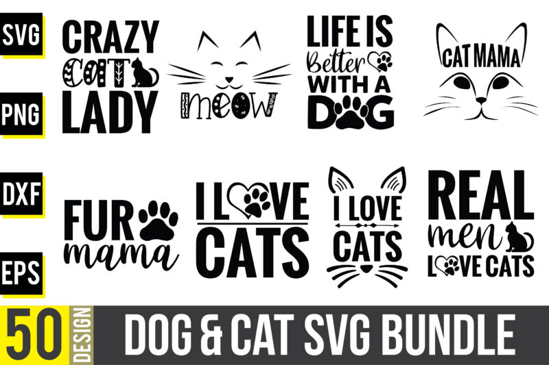 Dog & Cat Svg Bundle-01