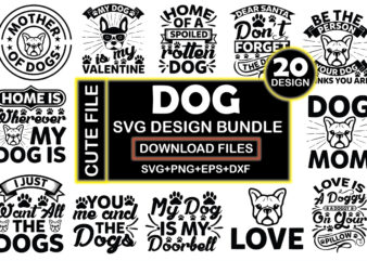 Dog Svg Design Bundle