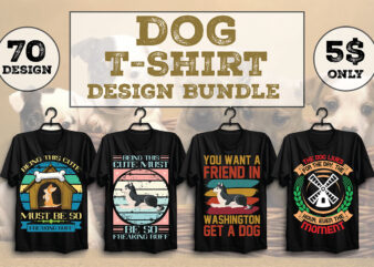 Dog T-shirt Design Bundle