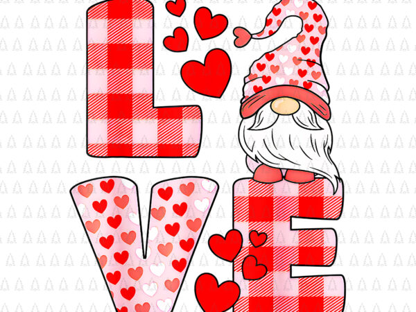 Love gnome png, love gnomes heart png, gnome png, t shirt vector graphic