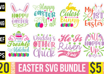 Easter svg Bundle vector clipart