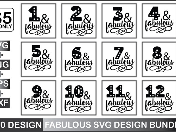 Fabulous svg design bundle