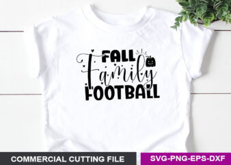 Fall Family Football SVG