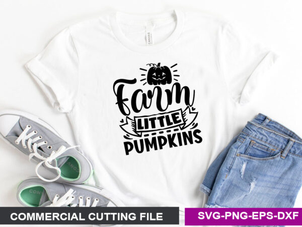 Farm fresh pumpkins svg t shirt graphic design