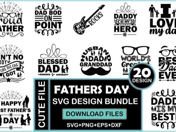 Fathers day svg design bundle