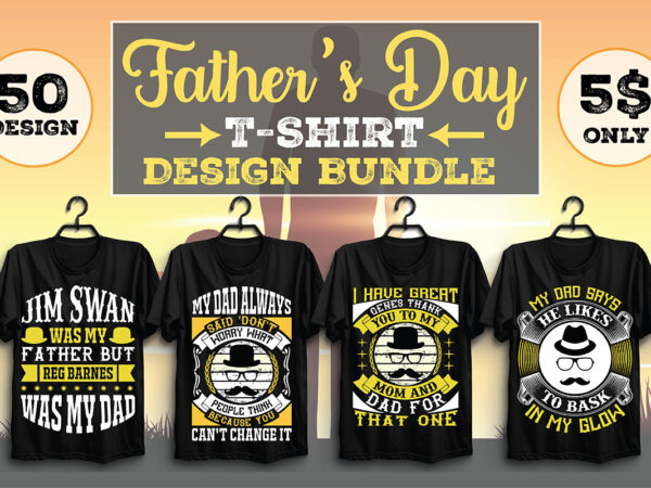 Father’s day t-shirt design bundle