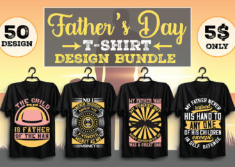 Father’s Day T-shirt Design Bundle