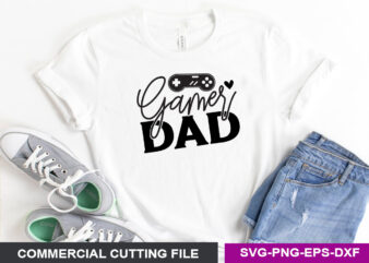 Gamer dad SVG