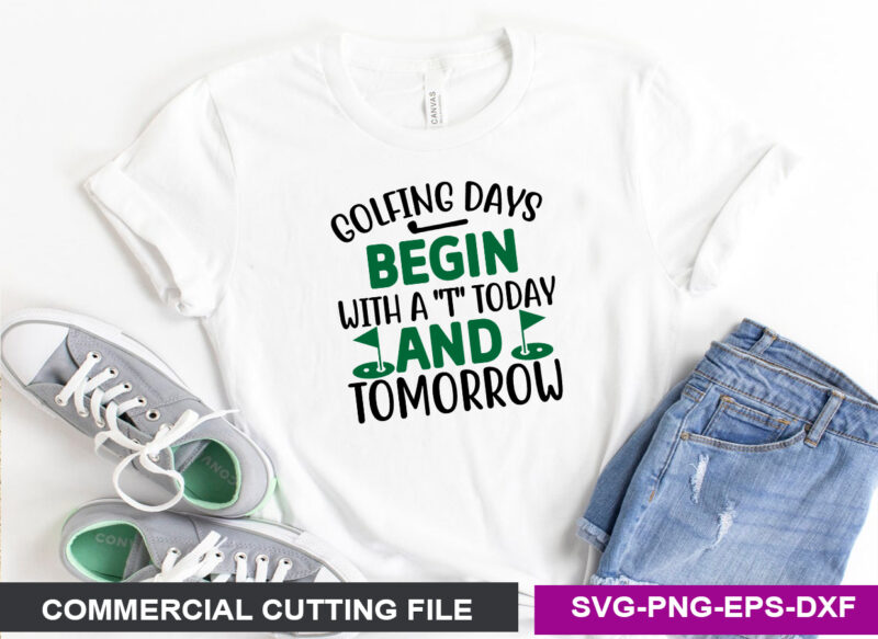 Golf SVG T shirt Design Bundle