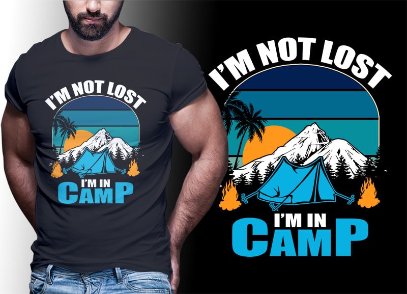 HIKING CLIMB MOUNTAIN Vintage Retro Tshirt Designs Bundle Editable