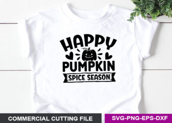Happy pumpkin spice season SVG