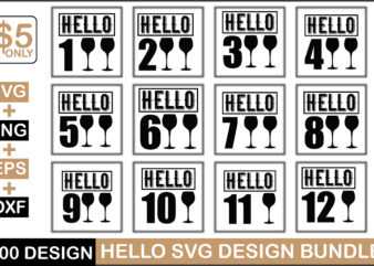 Hello Svg Design Bundle