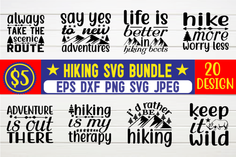 Hiking Svg Bundle hiking, camping, adventure, mountain, camper, outdoors, summer, forest, alpaca, nature, svg, wanderlust, campfire, birthday, funny camping, vintage, retro, nature lover, happy camper, hike more worry less, travel,