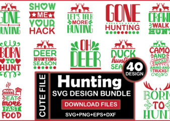 Hunting SVG Design Bundle