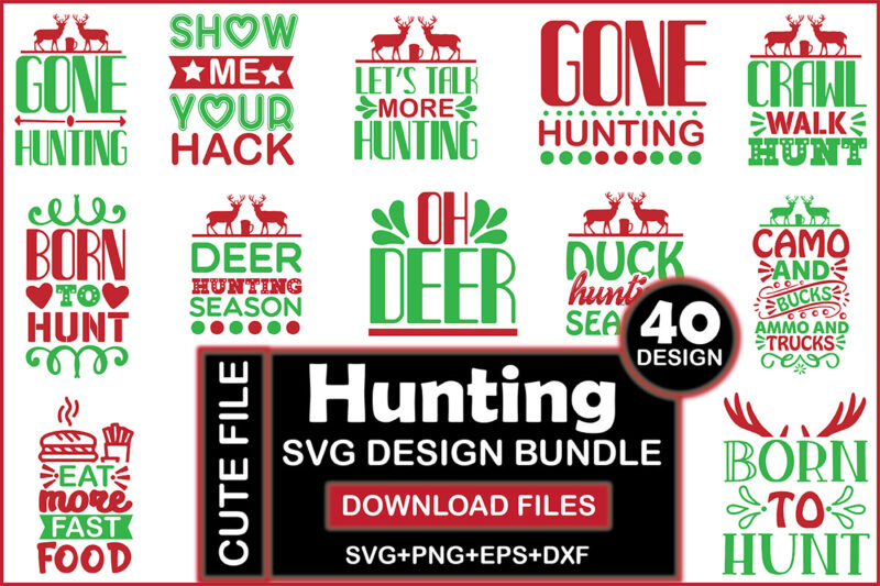 Hunting SVG Design Bundle